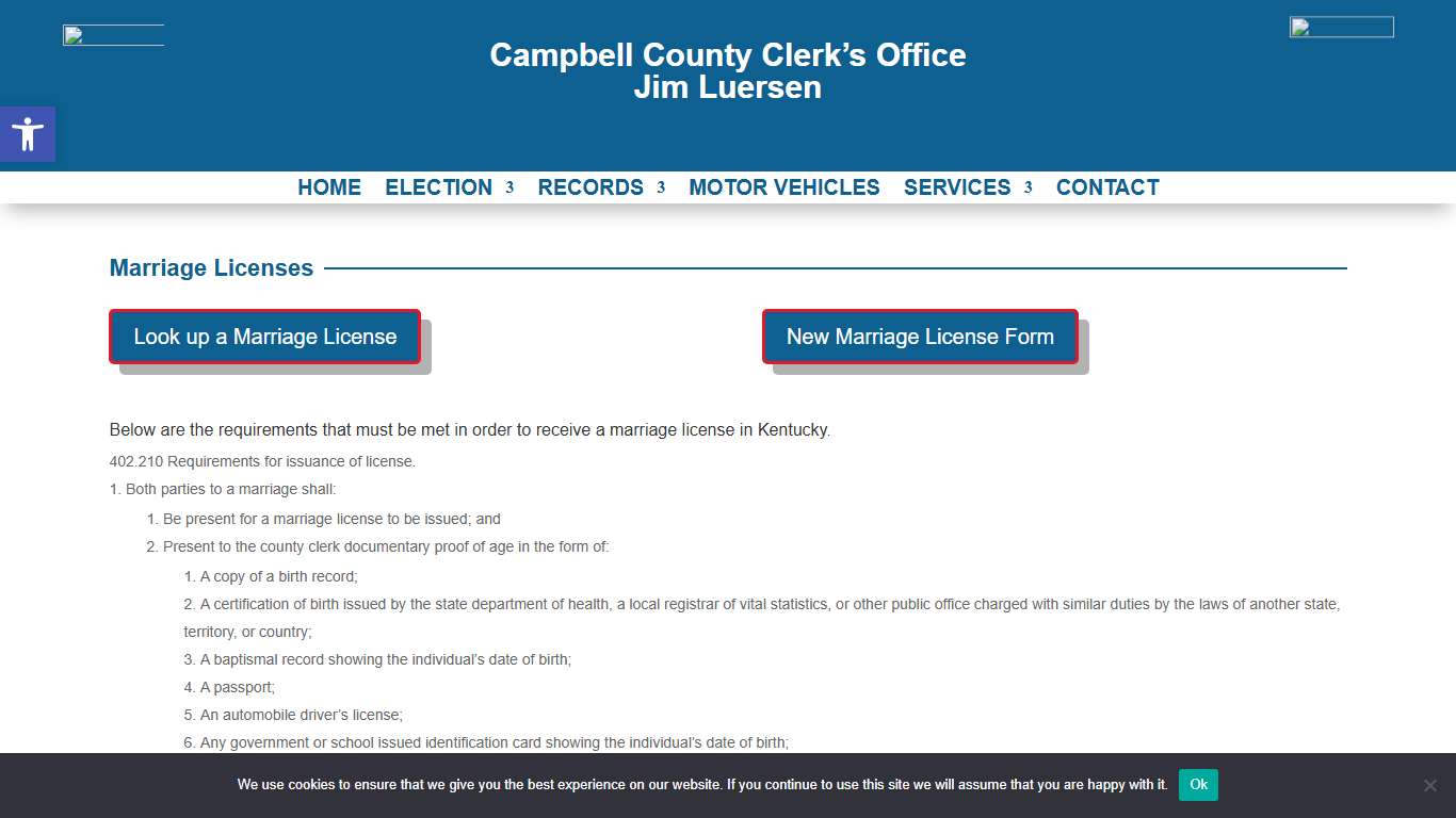 Marriage Licenses - Campbell County Clerk's Office